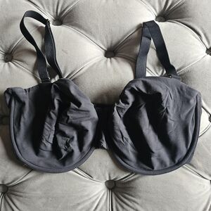 Delimira Underwire Bra Black Sz 38F 38 F